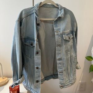 Brandy Melville oversized denim jacket